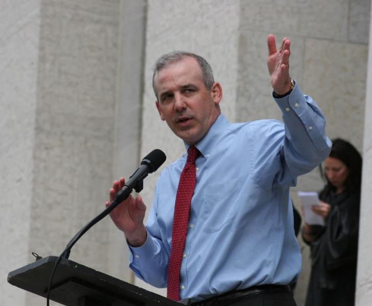 Matt Huffman at a school-choice rally