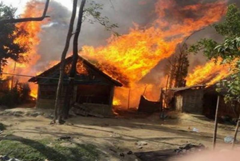 The Goldhap camp, where Nilam grew up, repeatedly caught fire. She recalls returning to the camp in 2008 with her aunt and uncle to find her family's home gone.