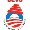 Devo benefit concert for Obama logo 