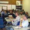 Jim Anderson with the Ohio Employee Ownership Center at Kent State University tells about 40-prospective worker-owners that a cooperative model is fundamentally different from most for-profit businesses and will require that everyone work together for the common good