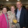Noel Burr (left) with daughter, Kathy, and Ralph Burr