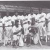 1947 Cleveland Buckeyes
Standing L to R: Archie Ware, Johnnie Cowans, Al Smith, Jesse Williams, Joe Atkins, Willie Grace, Ckyde Nelson, Leon Kellman, and Sam Jethroe. 
Kneeling are Clyde Williams and Quincy Trouppe
