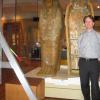 CMA Chief Curator Griffith Mann in the Egyptian Gallery. It's adjacent to the African Gallery in the new installation.