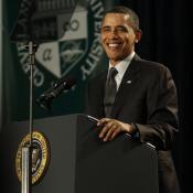 President Obama told forum attendees that he was not in town to talk, but to listen to business owners and entrepreneurs.