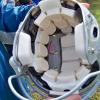 Most youth helmets have air-pockets that can inflated for a tight fit on a childs' head. 