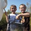 First-graders at Crestwood Primary School in Mantua are connecting their local habitats to the Antarctic environment through their teacher's blog and outreach efforts.
