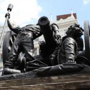 Part of the Civil War memorial on Cleveland's Public Square. New research says the death toll was 750,000, not the 620,000 figure that has been accepted.