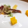 Josh Schory's Porcini and sassafras ash; pork skin "log;" prosciutto twig; butternut squash; maple dirt