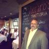Owner Rafael Vaccaro's as pleased as punch to host the first Dinner in the Dark in Akron.