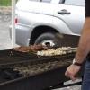 The Armenian word for what the Turks call shish kabob is khorovadz. In Armenia itself the favored meat to skewer is pork, but in America lamb and chicken is preferred.   