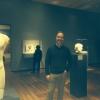 Michael Bennett in the first gallery of the exhibition