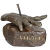 The artist's statement with this work says, "The power of a spiritual life began to dawn on me nine years ago when I began working the 12 steps of recovery."  He says, "sculpting is one of the mainstays of my spiritual life."   