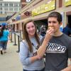 Hot dogs are a must at a ball game according to Nick Tirabassi, one of the RubberDucks biggest fans.