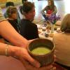 Whisking the matcha makes it froth and that gives a pleasant texture to the tea.