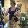 Maryann Hutchins of Ashland says being a mom has her on a health kick, and now that she's discovered Local Roots she finds what she needs. She's shopping with 3 year old Leah and 9-month old Beau.