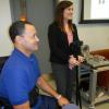 Gore has been working with physical therapist Casey Kandilakis at the Shepherd Center in Atlanta.
